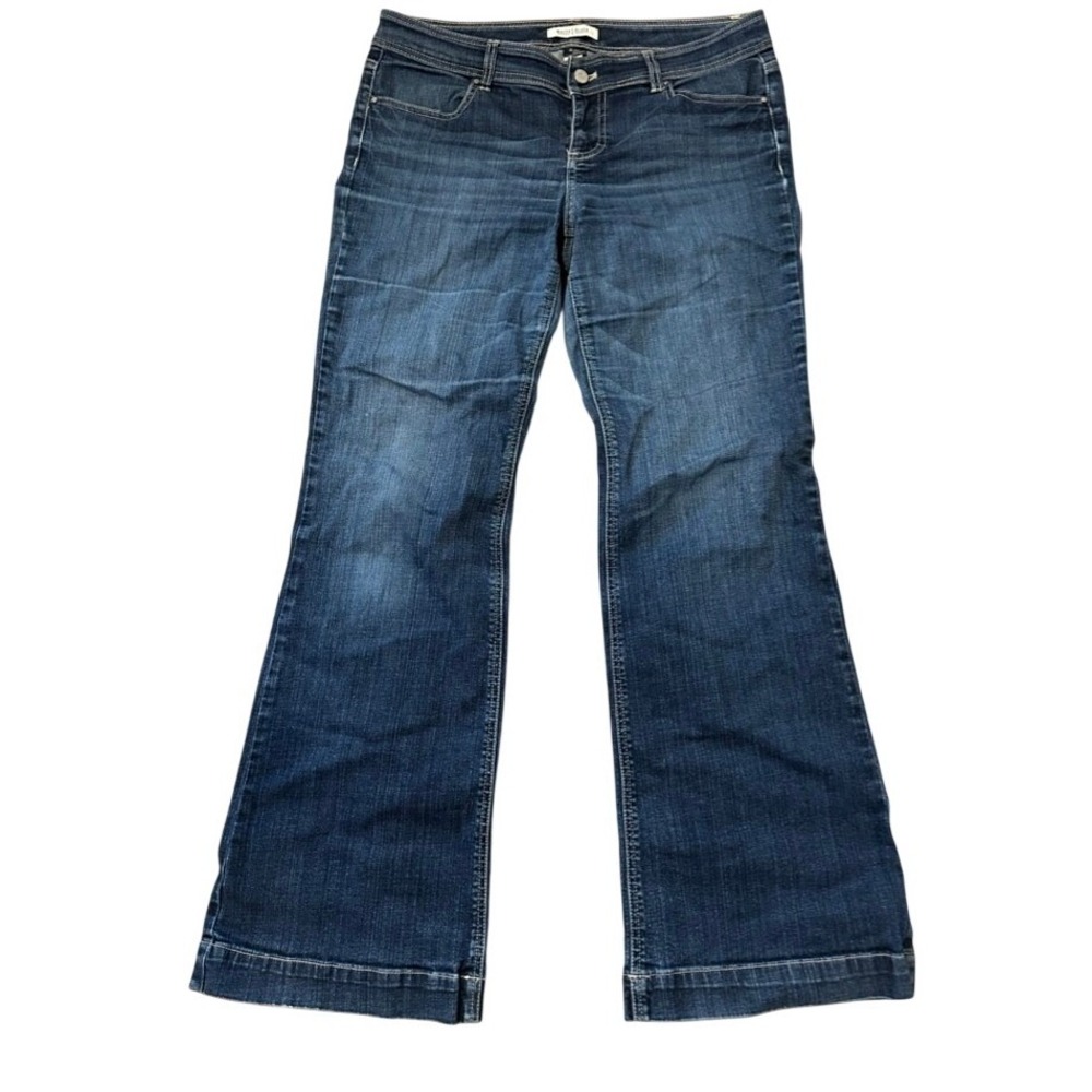 White House Black Market Blanc Jeans Size 10 Bootcut Dark Wash‎